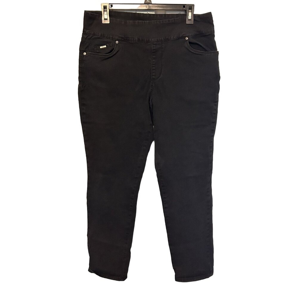 FDJ French Dressing Jeans D-Lux Denim Pull-On Slim Jegging in Ebony 16